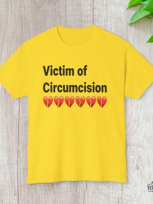 Victim Of Circumcision Humorous Graphic Tee Funny Comedy Shirt revetee 3