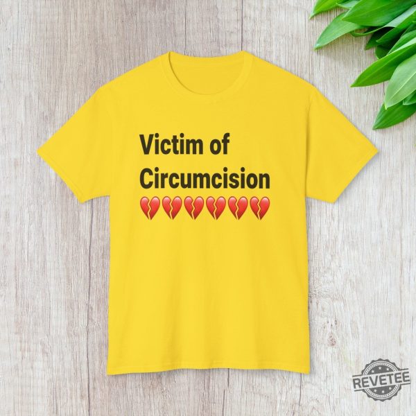 Victim Of Circumcision Humorous Graphic Tee Funny Comedy Shirt revetee 3