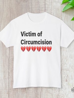 Victim Of Circumcision Humorous Graphic Tee Funny Comedy Shirt revetee 4