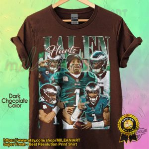 Vintage 90S Jalen Hurts Shirt Philadelphia Eagles Shirt Jalen Hurts T Shirt Retro American Football Shirt trendingnowe 2