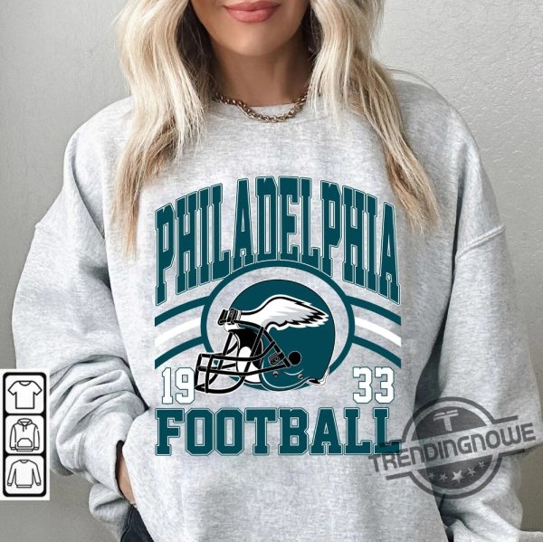 Philadelphia Football Sweatshirt Philadelphia Football Shirt Philadelphia Retro Football Tee Philadelphia Fans Shirt trendingnowe 1