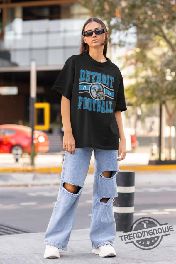 Detroit Football Sweatshirt Shirt Lions Sweatshirt Retro Detroit Football Sweatshirt Detroit Fan Gift Detroit Lions Shirt trendingnowe 2