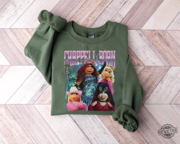 Chappell Roan The Muppet Shirt Miss Piggy Chappell Roan Bootleg Music Retro Tee revetee 4