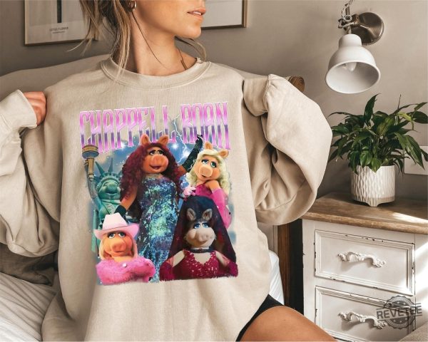 Chappell Roan The Muppet Shirt Miss Piggy Chappell Roan Bootleg Music Retro Tee revetee 5