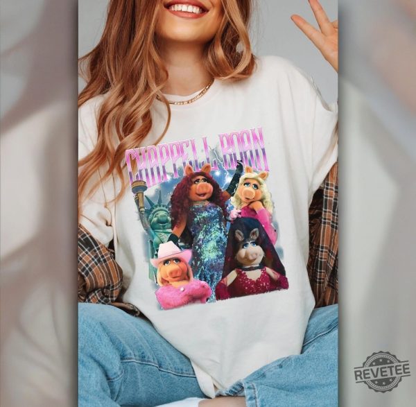 Chappell Roan The Muppet Shirt Miss Piggy Chappell Roan Bootleg Music Retro Tee revetee 6