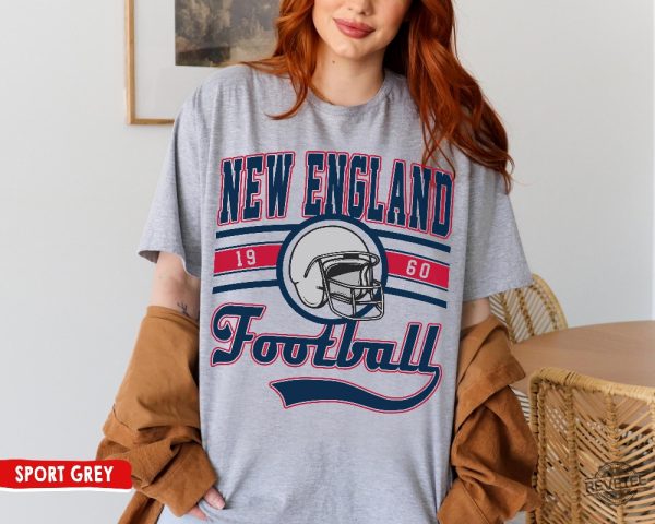 New England Football Sweatshirt The Pats Shirt Vintage New England Crewneck Patriots Sweatshirt revetee 2