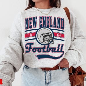 New England Football Sweatshirt The Pats Shirt Vintage New England Crewneck Patriots Sweatshirt revetee 4