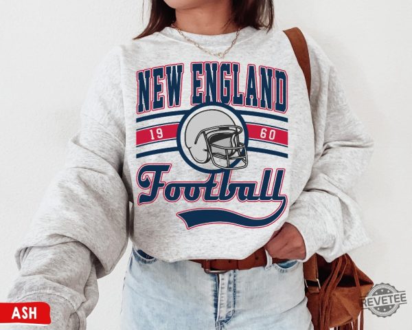 New England Football Sweatshirt The Pats Shirt Vintage New England Crewneck Patriots Sweatshirt revetee 4