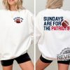 New England Patriots Football Shirt Sundays Are For The Patriots Nfl Football Shirt revetee 1