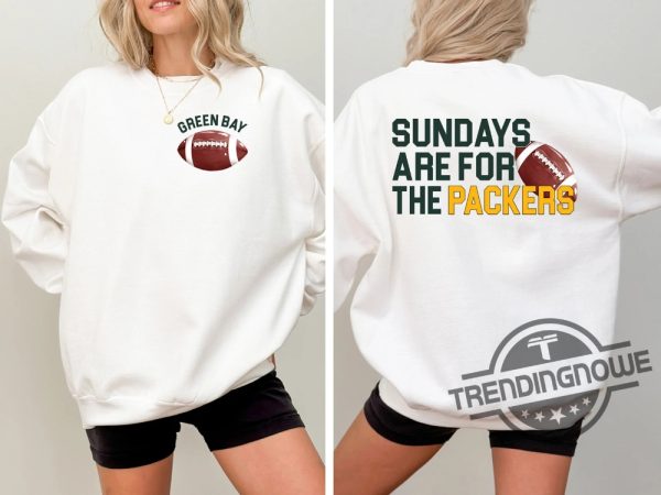 Green Bay Packers Nfl Football Shirt Sundays Are For The Packers Shirt Unisex Green Bay Packers Tee Game Day Packers Shirt trendingnowe 1