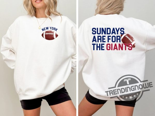 New York Giants Football Shirt Sundays Are For The Giants T Shirt Nfl Football Shirt Giants Football Tee Giants Shirt trendingnowe 1