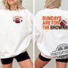 Cleveland Browns Football Shirt Sundays Are For The Browns T Shirt Nfl Football Shirt Browns Football Tee Cleveland Shirt trendingnowe 1