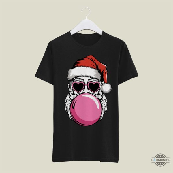 funny bubblegum santa claus christmas shirt vintage xmas gift