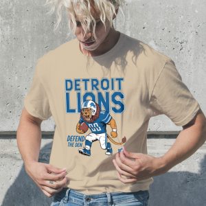 detroit lions football shirt defend the den