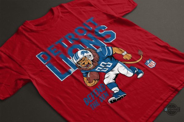 detroit lions football shirt defend the den