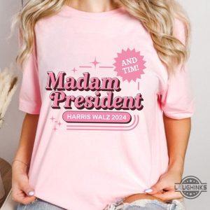 barbie madam president kamala and tim shirt harris walz 2024 tee