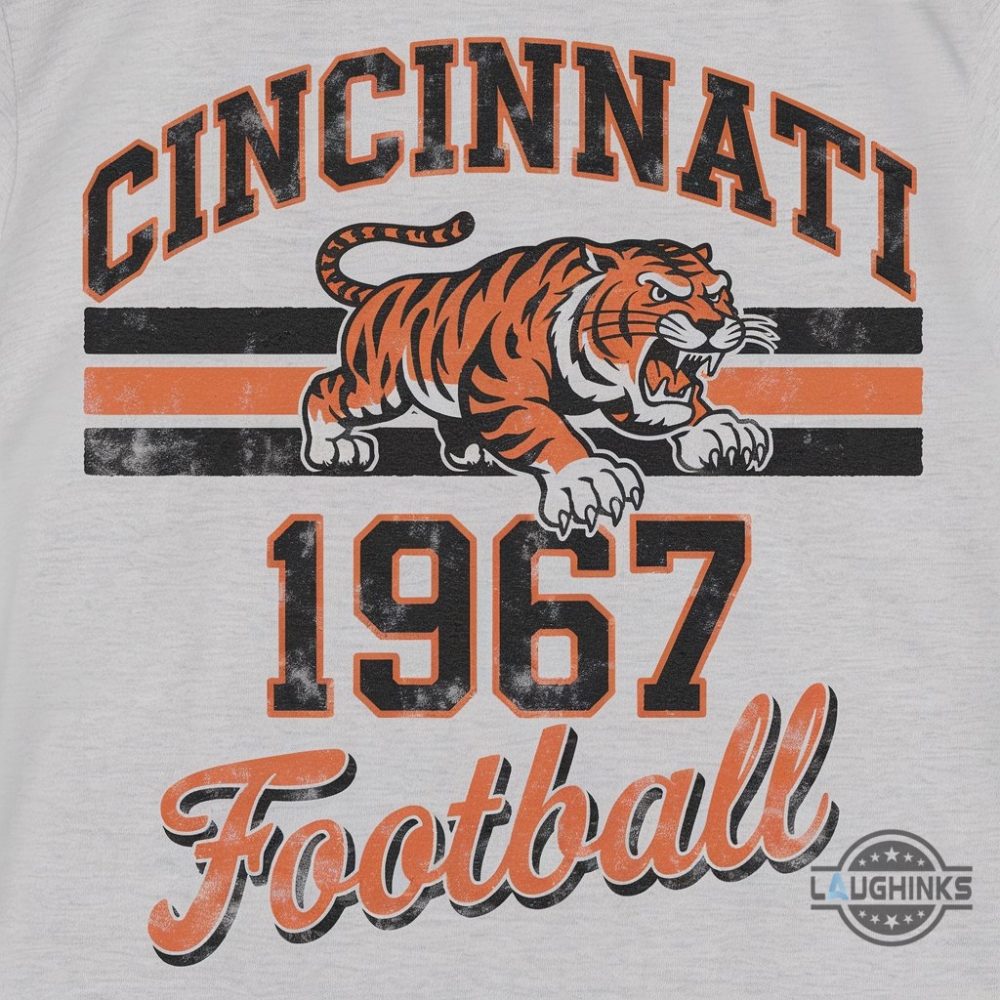 Vintage Cincinnati Bengals Football Shirt Tiger Bengals Game Day Tee Gift