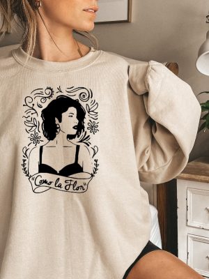 Como La Flor Sweatshirt Selena Inspired Sweatshirt Selena Quintanilla Sweatshirt Como La Flor Sweater revetee 2