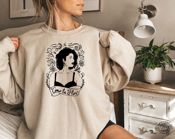 Como La Flor Sweatshirt Selena Inspired Sweatshirt Selena Quintanilla Sweatshirt Como La Flor Sweater revetee 2