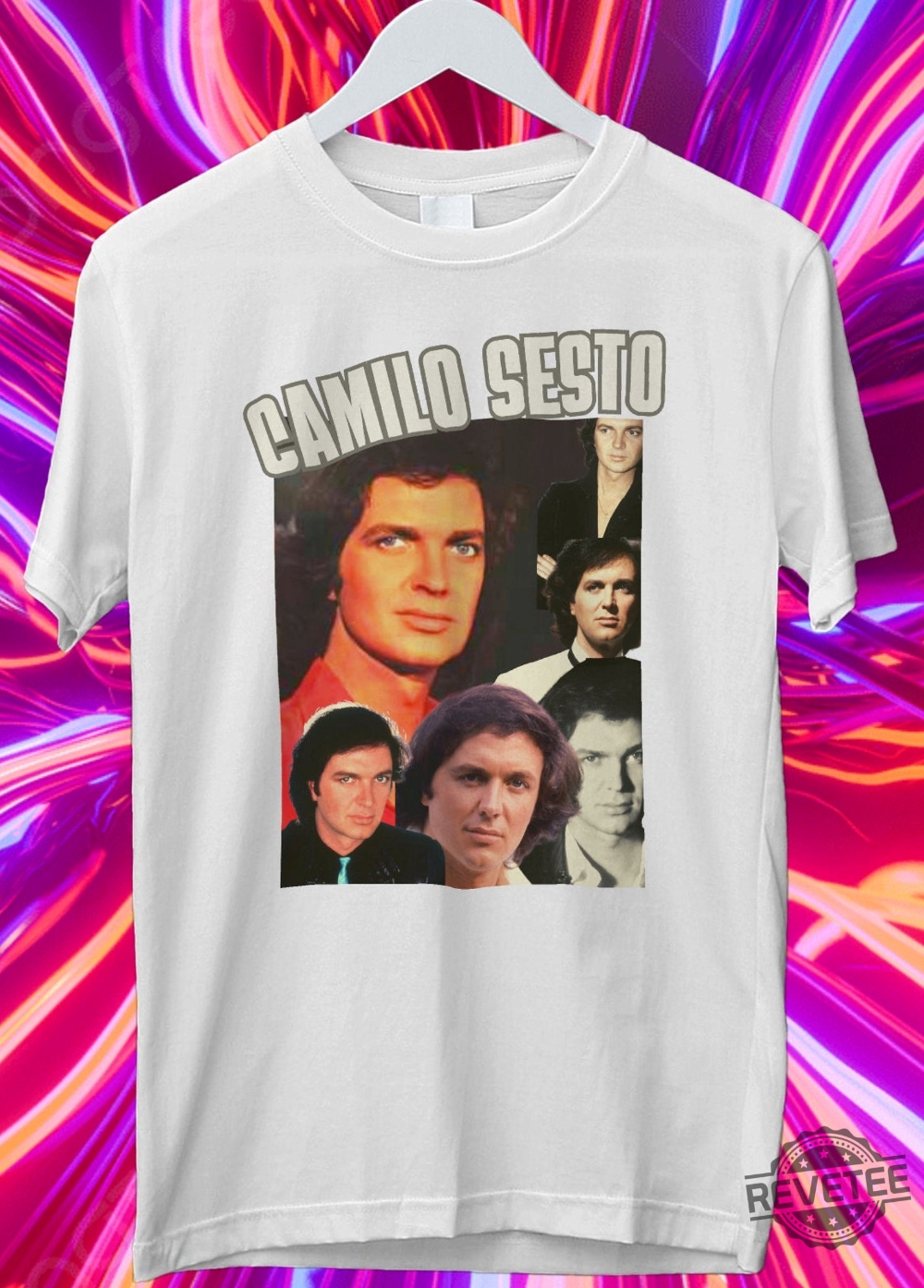 Camilo Sesto Tshirt Hispanic Artist Camilo Sesto Latin Music Música Latina Cantante Latinoamericanos