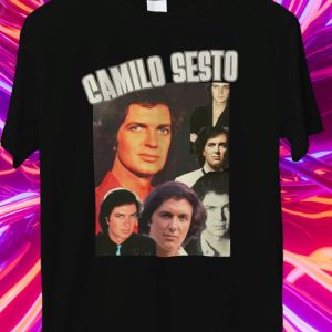 Camilo Sesto Tshirt Hispanic Artist Camilo Sesto Latin Music Musica Latina Cantante Latinoamericanos revetee 2