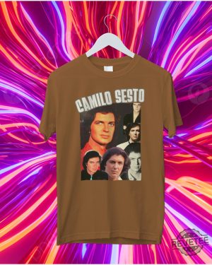 Camilo Sesto Tshirt Hispanic Artist Camilo Sesto Latin Music Musica Latina Cantante Latinoamericanos revetee 3