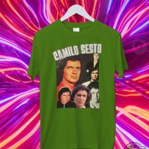 Camilo Sesto Tshirt Hispanic Artist Camilo Sesto Latin Music Musica Latina Cantante Latinoamericanos revetee 4