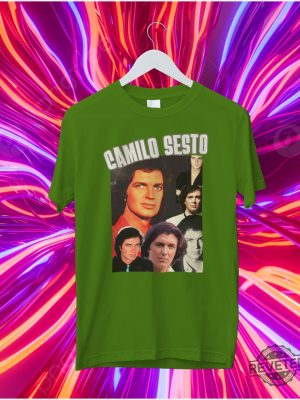 Camilo Sesto Tshirt Hispanic Artist Camilo Sesto Latin Music Musica Latina Cantante Latinoamericanos revetee 4