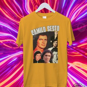 Camilo Sesto Tshirt Hispanic Artist Camilo Sesto Latin Music Musica Latina Cantante Latinoamericanos revetee 5