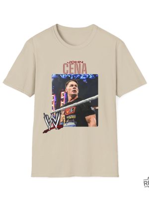 Wwe John Cena Wrestler Graphic Unisex Softstyle Tshirt John Cena Hustle Loyalty Respect Shirt revetee 2