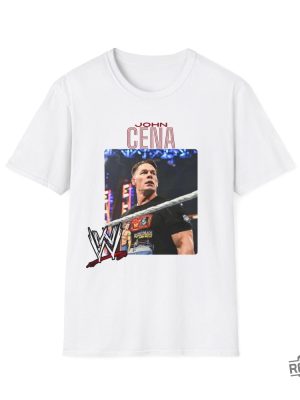 Wwe John Cena Wrestler Graphic Unisex Softstyle Tshirt John Cena Hustle Loyalty Respect Shirt revetee 3