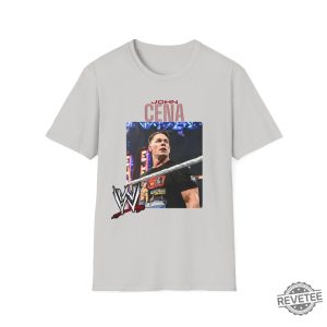 Wwe John Cena Wrestler Graphic Unisex Softstyle Tshirt John Cena Hustle Loyalty Respect Shirt revetee 4