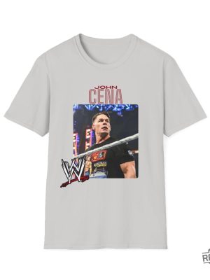 Wwe John Cena Wrestler Graphic Unisex Softstyle Tshirt John Cena Hustle Loyalty Respect Shirt revetee 4