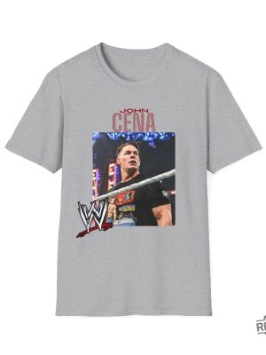 Wwe John Cena Wrestler Graphic Unisex Softstyle Tshirt John Cena Hustle Loyalty Respect Shirt revetee 5