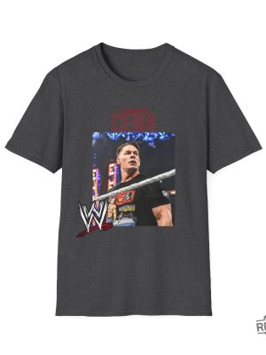 Wwe John Cena Wrestler Graphic Unisex Softstyle Tshirt John Cena Hustle Loyalty Respect Shirt revetee 7