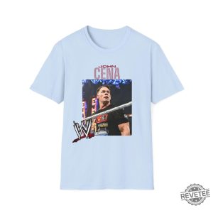 Wwe John Cena Wrestler Graphic Unisex Softstyle Tshirt John Cena Hustle Loyalty Respect Shirt revetee 8