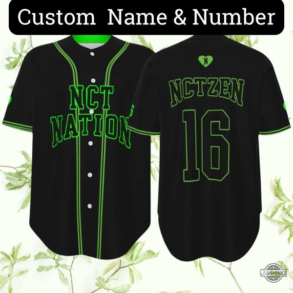 custom kpop nct 127 baseball jersey nct dream shirt gift for nct nation nctzen