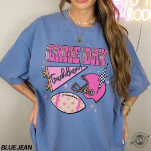 Football Game Day Shirt Preppy Game Day Tshirt Football Season Sweatshirt Team Spirit Hoodie Football Mascot Shirt giftyzy 3