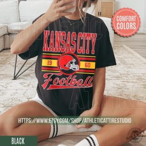 Kansas City Football Vintage Style Shirt Kansas City Football Crewneck Sweatshirt Football Tshirt Kansas City Fan Gifts giftyzy 4