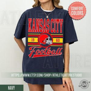 Kansas City Football Vintage Style Shirt Kansas City Football Crewneck Sweatshirt Football Tshirt Kansas City Fan Gifts giftyzy 6