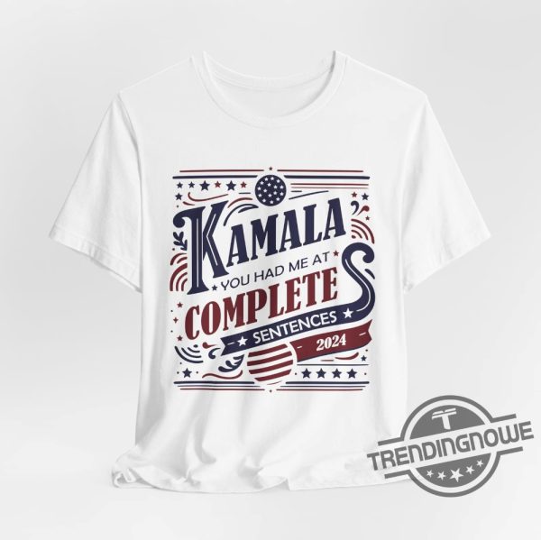 Presidential Debate Kamala Harris Trump 2024 Shirt Harris Trump Debate T Shirt Debate 2024 Shirt Complete Sentences Shirt trendingnowe 1