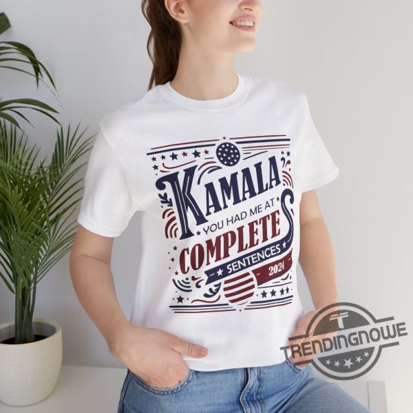 Presidential Debate Kamala Harris Trump 2024 Shirt Harris Trump Debate T Shirt Debate 2024 Shirt Complete Sentences Shirt trendingnowe 2