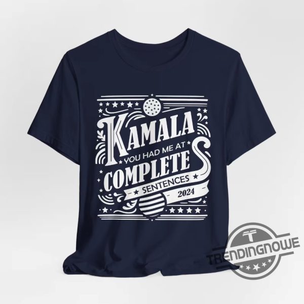 Presidential Debate Kamala Harris Trump 2024 Shirt Harris Trump Debate T Shirt Debate 2024 Shirt Complete Sentences Shirt trendingnowe 3