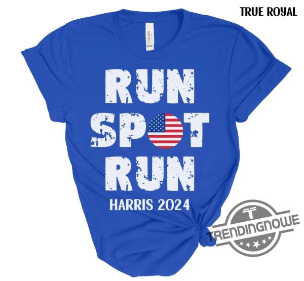 Run Spot Debate Shirt Harris 2024 Tshirt Funny Political Tee Democrat T Shirt Vote Harris Presidential Election Shirt trendingnowe 3