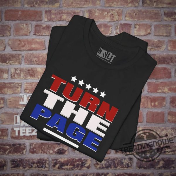 Turn The Page Shirt Debate 2024 Kamala Trump Shirt Election Campaign Shirt Presidential Race Merch Us Politics Gift T Shirt trendingnowe 1