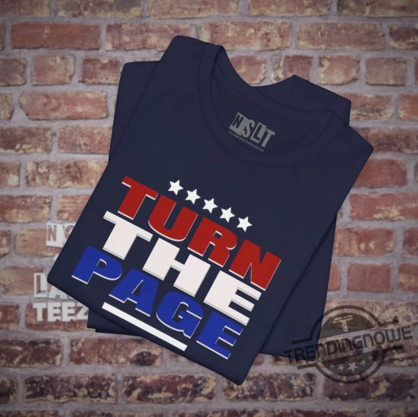 Turn The Page Shirt Debate 2024 Kamala Trump Shirt Election Campaign Shirt Presidential Race Merch Us Politics Gift T Shirt trendingnowe 3