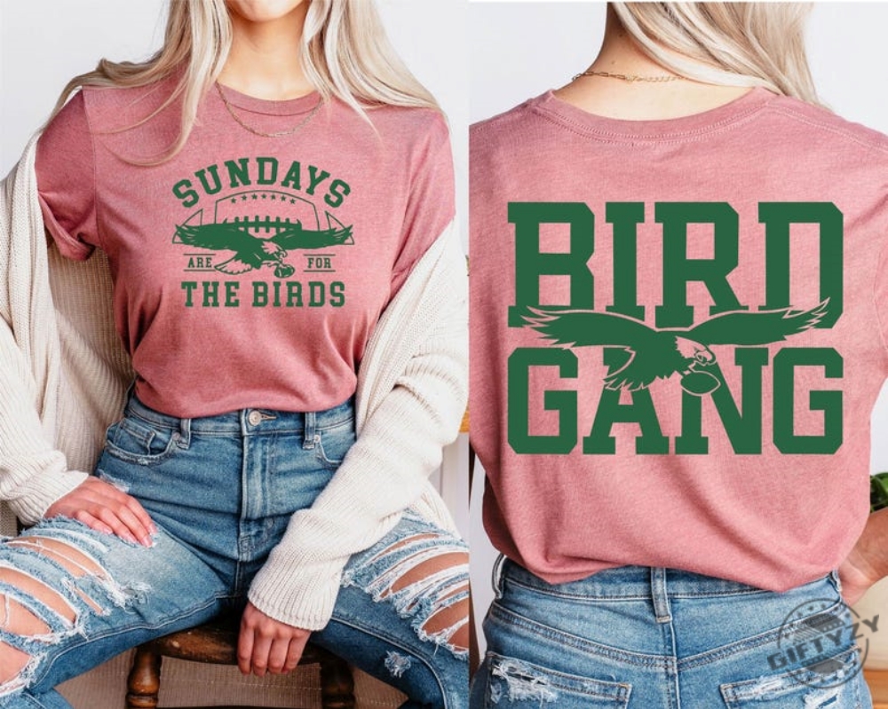 Sunday Are For The Birds Shirt Vintage Philadelphia Hoodie Philadelphia Birds Tshirt Eagle Sweatshirt Sport Shirt giftyzy 1