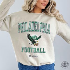 Philadelphia Football Go Birds Crewneck Sweatshirt Philadelphia Football Season Tshirt Vintage Eagles Hoodie Philadelphia Shirt giftyzy 4