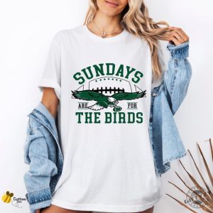 Football Sundays Are For The Birds Shirt Road To Victory Philly Sweatshirt Birds Gang Philadelphia Football Gift giftyzy 2