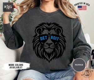 Detroit Football Shirt Lions Football Sweatshirt Detroit Football Crewneck Hoodie Detroit Sports Apparel Retro Lions Football Gift giftyzy 3